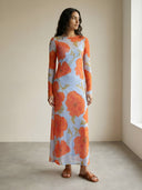 Lina-Floral Maxi Dress