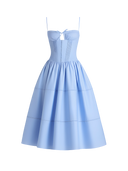 Rina-Romantic Midi Dress - Vessita