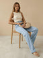 Lina–Classic Wide Denim - Vessita