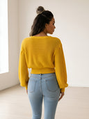 Nola–Bright Knit Pullover - Vessita