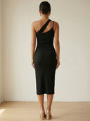 Maia–Sculpt Slit Midi - Vessita