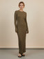 Tia-Ribbed Maxi Dress - Vessita
