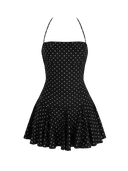 Diana-Dot Flare Suit