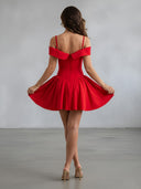 Talia-Off Shoulder Mini