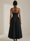 Noelia-Halter Midi Dress
