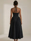 Noelia-Halter Midi Dress