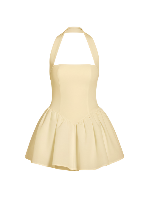 Solei-Halter Mini Dress