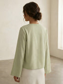 Naya-Tie Front Blouse