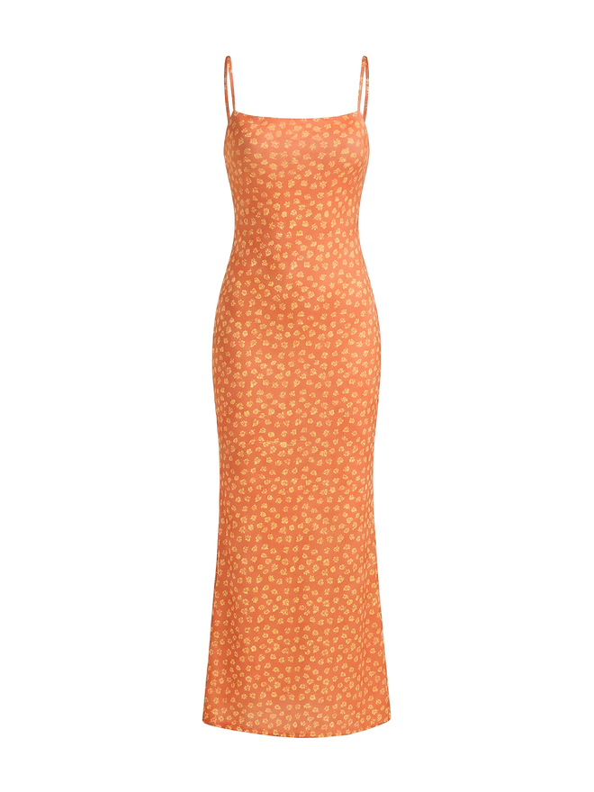 Elina-Floral Slip Maxi