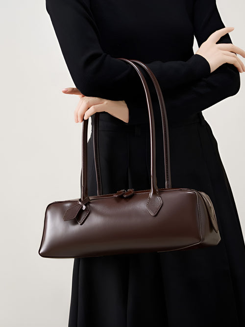 Ines-Gloss Barrel Bag