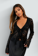 Zoya-Sheer Flare Top