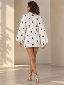 Polka Dot Wrap Dress