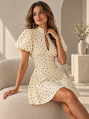 Polka Dot Midi Dress