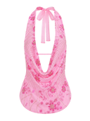 Beaded Cowl Top
