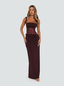 Lina-Lace Maxi Dress