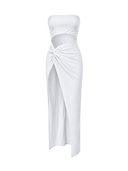 Talia–High Slit Dress