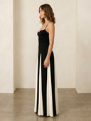 Dana-Elegant Draped Dress - Vessita