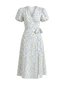 Alia-Wrap Midi Dress