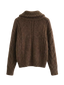 Ayla-Cable Knit Zip - Vessita