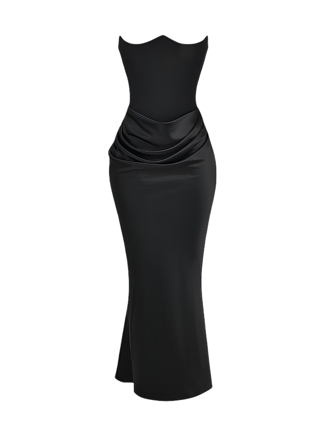 Alba-Drape Maxi Gown