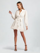 Ava-Button Beach Dress
