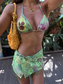 Nia-3Pc Beaded Skirt Set