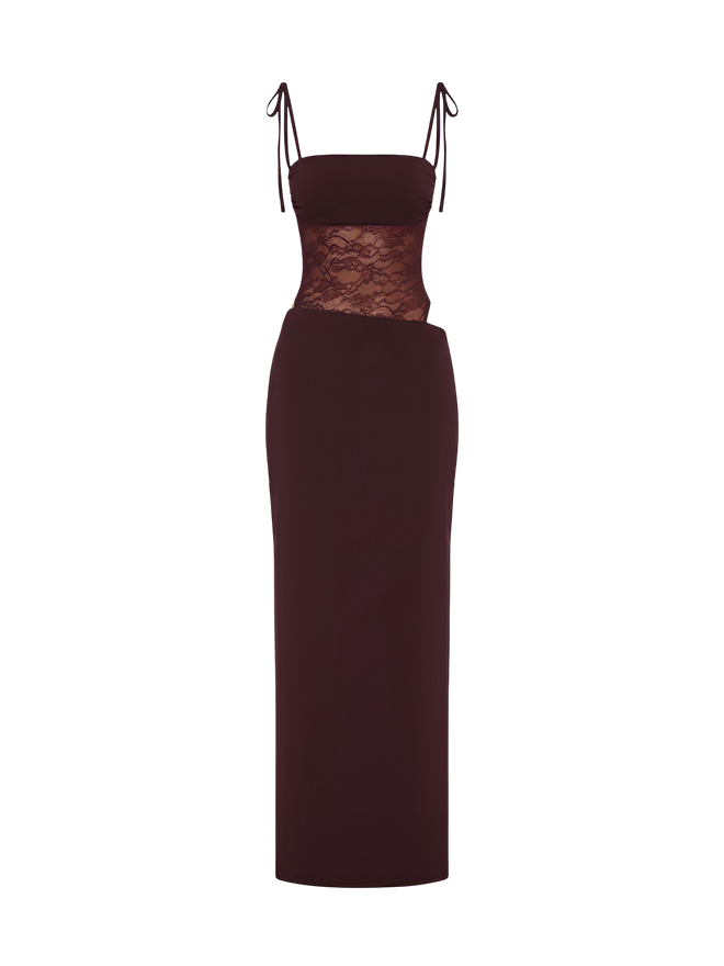 Zelina-Lace Maxi Dress