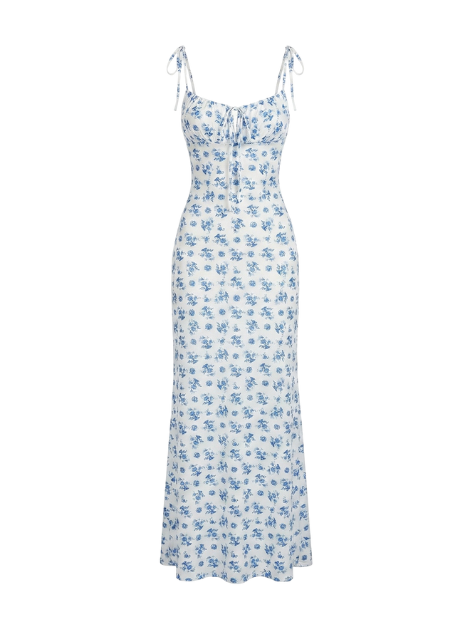 Zara–Floral Maxi Dress - Vessita