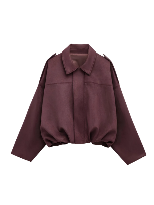Lena-Soft Crop Jacket