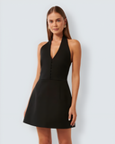 Nora-Deep V Summer Dress