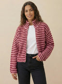 Leni-Warm Stripe Top