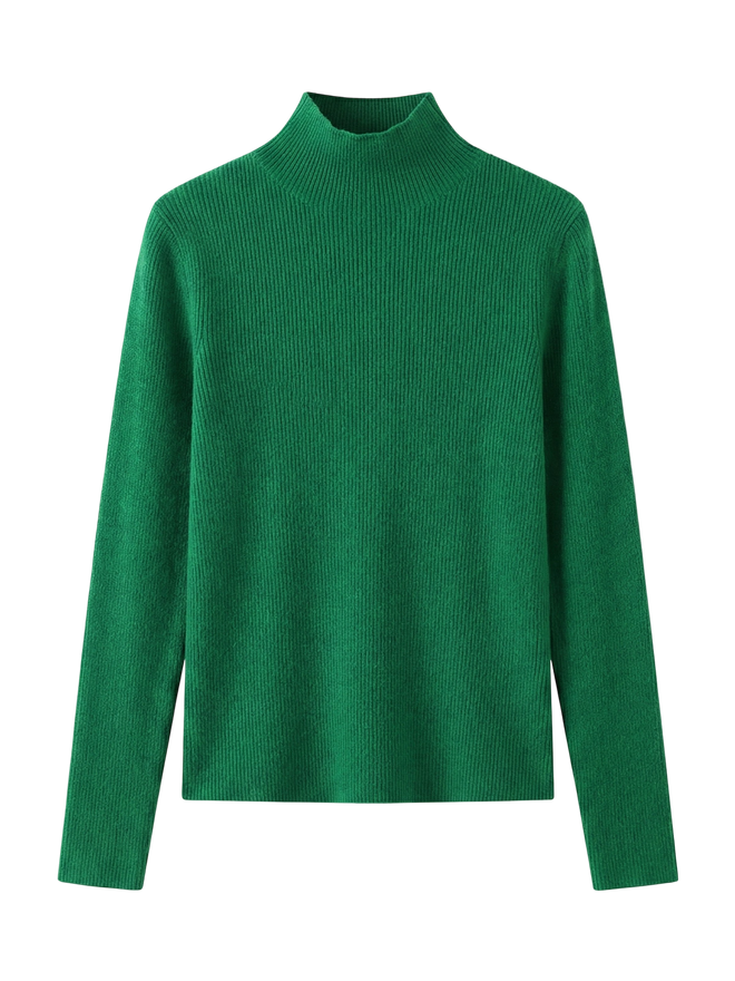 Nia–Turtleneck Pullover - Vessita