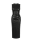 Meera-Brown Sculpt Gown