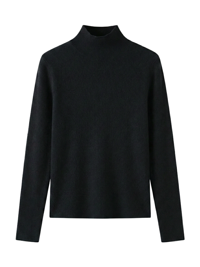 Nia–Turtleneck Pullover - Vessita