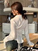 Zoe-Classic Button Top