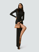 Lira-High Slit Maxi Dress