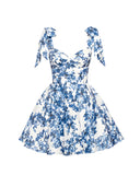 Lilou-Bow Floral Dress