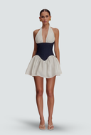 Talia-Two Tone Halter