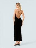 Alba-Satin Slip Dress