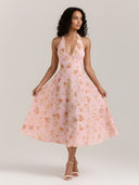 Liah-Halter Midi Dress