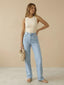 Lina–Classic Wide Denim - Vessita