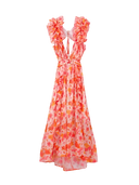 Saira–Bloom Ruffle Maxi - Vessita