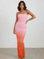 Purea-Ruched Ombre Dress - Vessita