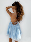 Zoe-Tie Mini Flow Dress