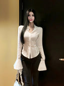 Zoe-Classic Button Top