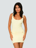 Clara-Ribbed Knit Dress