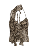 Nina-Leopard Halter