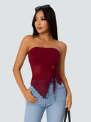 Lyra-Tie Front Tube Top
