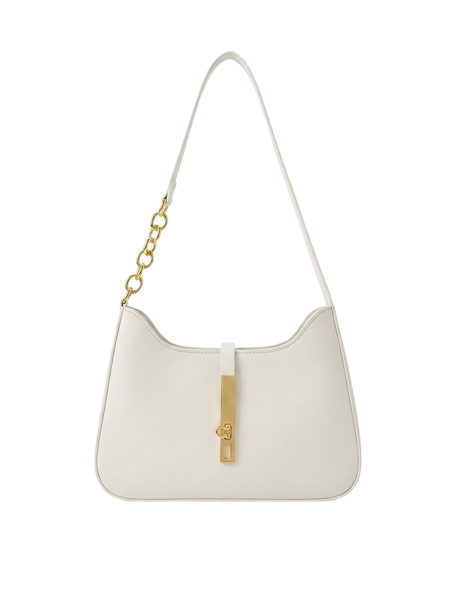 Zoe-Luxe Lock Mini Bag - Vessita