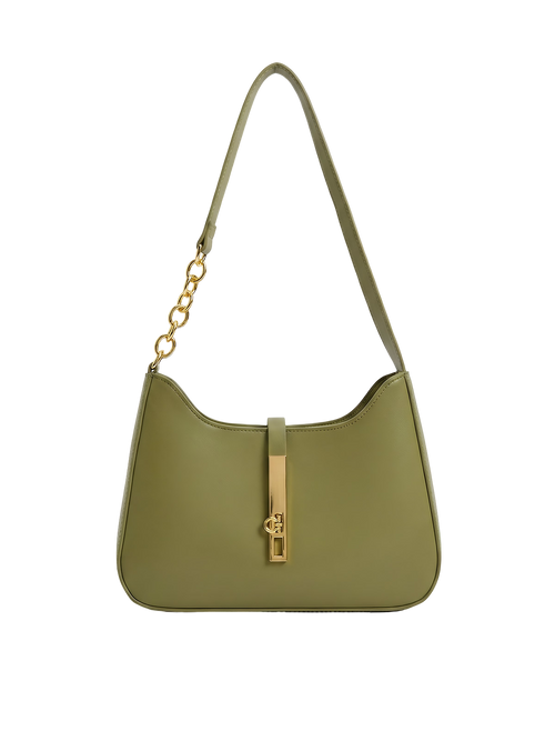 Zoe-Luxe Lock Mini Bag - Vessita